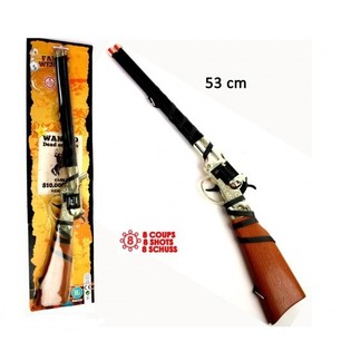 LARGE WESTERN Zündhütchen GUN, 8 Aufnahmen, 53 cm. LANG (12st.)