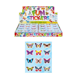 FUN STICKERS &ndash; MODELL: SCHMETTERLINGE (120 Stk.)