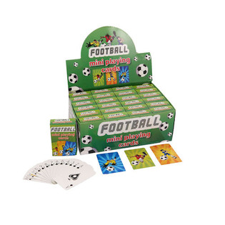 MINI-SPIELKARTEN &ndash; MODELL: FUSSBALL IM DISPLAY (24 Stk.)