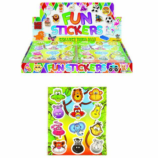 FUN STICKERS &ndash; MOTIV: DSCHUNGELTIERE (120 Stk.)