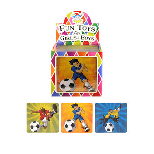 PUZZLE - Fu&szlig;ballspieler, 13 x12 cm. IN DISPLAY (108st.)