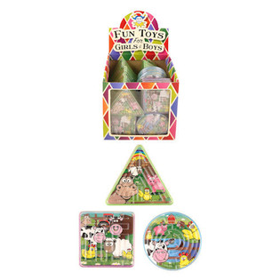 Geduldsspiele „Bauernhoftiere“ im Display (96er-Set)