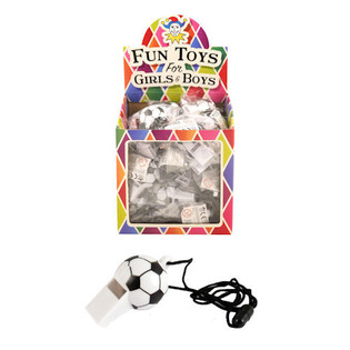BIG Fu&szlig;ballpfeifen IN DISPLAY (36pcs.)