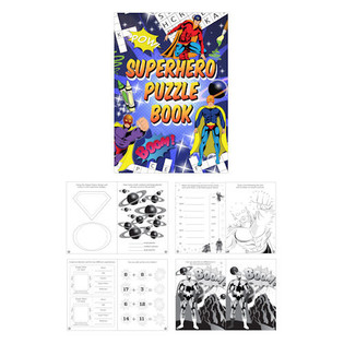 SUPERHERO PUZZLE BUCH (48pcs.)