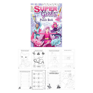 SUPER GIRLS PUZZLE BUCH (48pcs.)