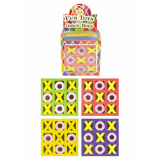 Tic-Tac-Toe Foam-Spiel im Display (30 Stk.)
