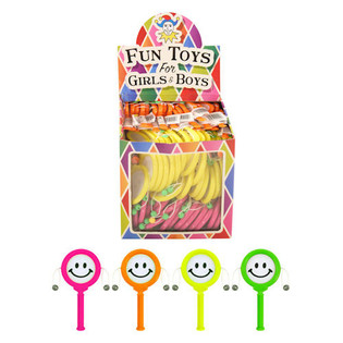 SPIN SMILEY HANDTROMMEL IM DISPLAY (72 St.)