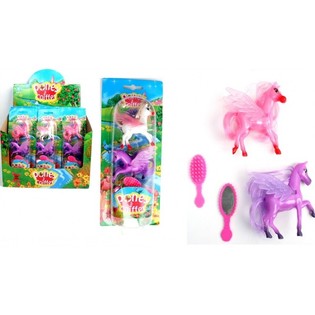 2-teilig mit PONY B&uuml;rste in DISPLAY SET (12st).