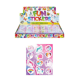 FUN STICKERS &ndash; MODELL: EINHORN (120 Stk.)