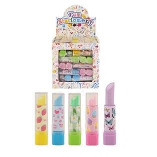 LIPPENSTIFT RADIERGUMMIS IM DISPLAY (84 Stk.)