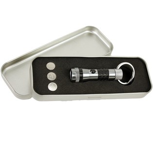 Taschenlampe Schlüsselbund in Geschenkbox (10 Stück)