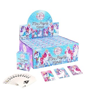 MINI SPIELKARTEN - MODELL: EINHORN / EINHORN IM DISPLAY (24ST)