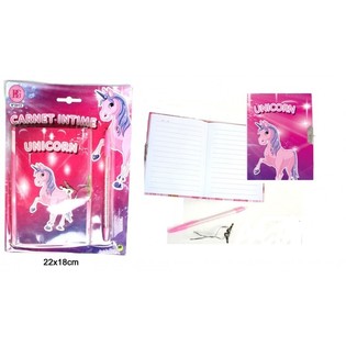 EINHORN / EINHORN NOTIZBUCH MIT VERSCHLUSS + STIFT (24ST)