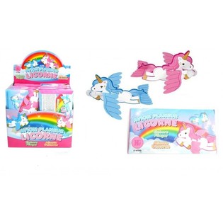 GRO&szlig;E FARBIGE UNICORN / UNICORN SCHAUMFAHRZEUG IN DISPLAY (48pcs)