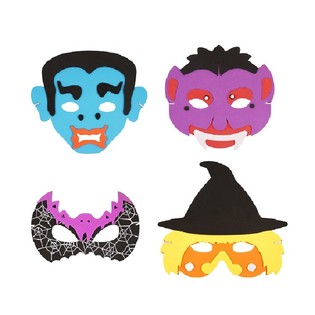 MIX HALLOWEEN MASKEN VON SCHAUM (24st.)