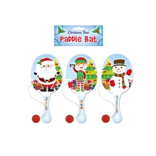 WEIHNACHTEN - PADDLE BAT BALL SPIEL MIT ELASTISCHEN (24st.)