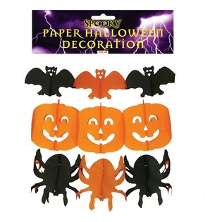 Mix Halloween-Dekogirlanden &ndash; 300 cm lang (6er-Pack)