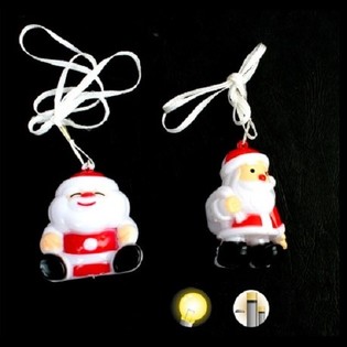 LEUCHTE LED SANTA CUP ANH&Auml;NGER F&Uuml;R IHREN HALS (48ST)