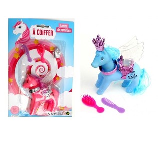 2-TEILIG EINHORN / EINHORN SET MIT KAM (24 St&uuml;ck)