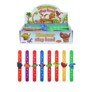 DINOSAUR-SNAP-ARMBÄNDER / CLIC-ARMBÄNDER (24 Stück)