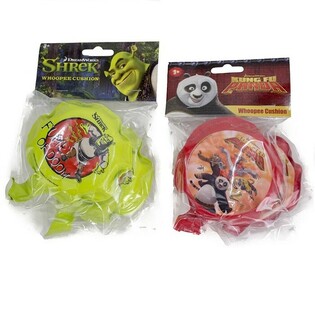 MIX SHREK / KUNG FU PANDA 2-PACK MIT FURZKISSEN (12 Packungen &agrave; 2 St&uuml;ck)