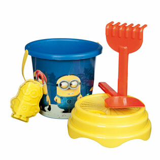 GROSSE 5 STÜCK MINIONS STRAND SET (6 Stk.)
