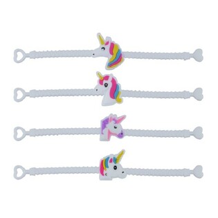 EINHORN / EINHORN KIND SILIKON ARMB&Auml;NDER (100 Stk.)