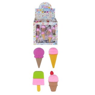 Radiergummis Eiscreme im Display (96er-Set)