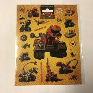 GROSSE DINOTRUX-AUFKLEBERBL&Auml;TTER, 20x16 cm. (10 st&uuml;cke)