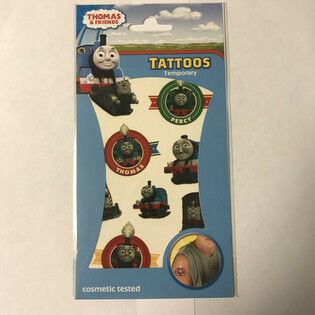 TATTOO-AUFKLEBER-SET: THOMAS DE TRAIN, 20 x 10 cm. (10 st&uuml;cke)