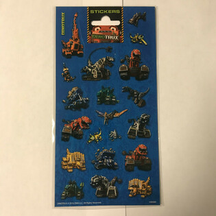 Aufkleber: DINOTRUX, Dim. 20 x 10 cm. (10 st&uuml;cke)