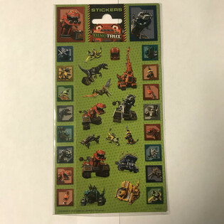 Aufkleber: DINOTRUX, Dim. 20 x 10 cm. (10 st&uuml;cke)