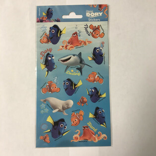 Aufkleber: DISNEY FINDING DORY, Dim. 20 x 10 cm. (10 st&uuml;cke)