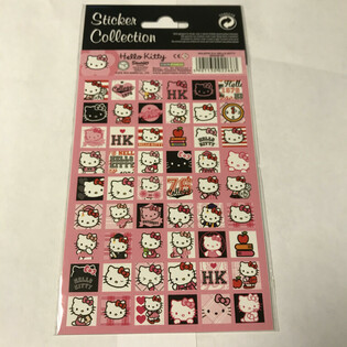 Hello Kitty Stickerb&ouml;gen - 20 x 10 cm (10 Stk.)