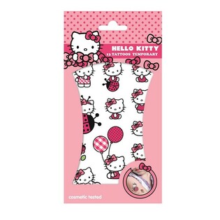 TATTOO - HALLO KITTY TEMPORARY TATTOOS, Abm. 20 x 10 cm. (10 st&uuml;cke)