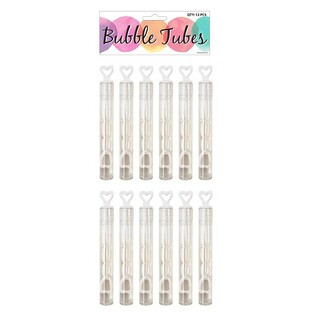 HOCHZEIT MINI SEIFENBLASEN ST&Auml;BE (1 Packung &agrave; 12 Stk.)