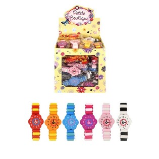 HOLZ ARMBAND MIT FICTIVE UHR (96 Stk.)