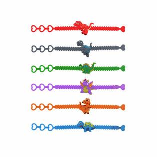 DINOSAUR KIDS SILICONE BRACELETS (100 Stk.)