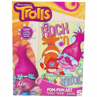 TROLLS MACHEN IHR EIGENES POMPOM ARTWORK (48 Stk.)