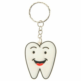 KEYRING TOOTH (48 Stück)