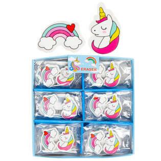 GUM 2 St&uuml;ck EINHORN / REGENBOGEN IM DISPLAY (36 St&uuml;ck)