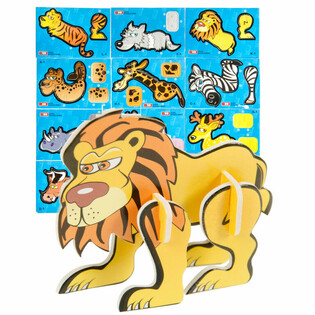 3D PUZZLE WILD ANIMALS (48 St&uuml;ck)