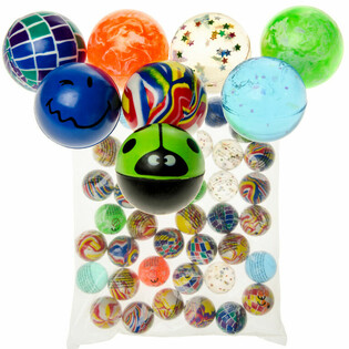 MIX Bouncing Balls Ø 4,5 cm. (40 Stück)