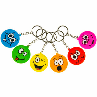SMILEY SCHL&Uuml;SSELANH&Auml;NGER (48 Stk.)