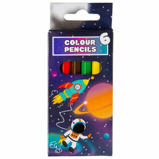 6-TEILIGES FARBSTIFT-SET - SPACE / SPACE (24 Stück)