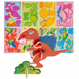 3D-Dinosaurier-Puzzle (48 Stk.)