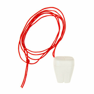 ZAHNKASTEN WEISS MIT SEIL (12 St&uuml;ck)