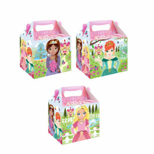 MENUBOX - PRINZESSIN - 14 x 9,5 x 18 cm (12 Stück)