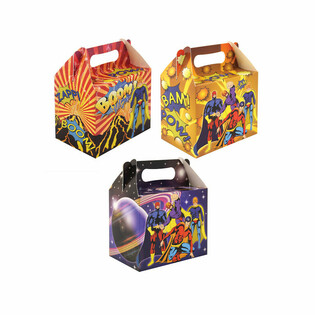 MENUBOX - SUPER HERO - 14 x 9,5 x 18 cm (24 Stück)