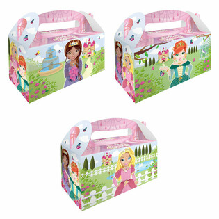 MENUBOX - PRINZESSIN - 22,5 x 9,5 x 18 cm (12 Stück)